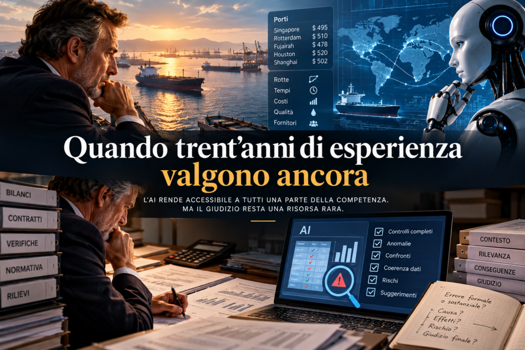 Quando trent’anni di esperienza valgono ancora